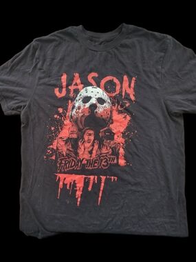 Friday the 13th Jason Graphic Tee - Black